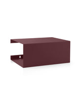 Box Shelf - Maroon Red