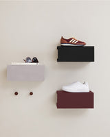 Box Shelf - Maroon Red
