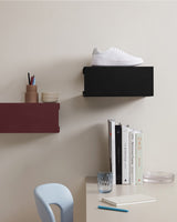 Box Shelf - Maroon Red