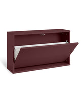 Shoe Box Narrow - Maroon Red