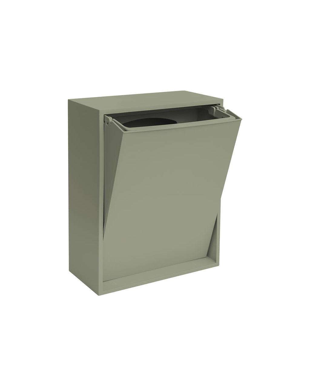 Recycling box - Oak Green