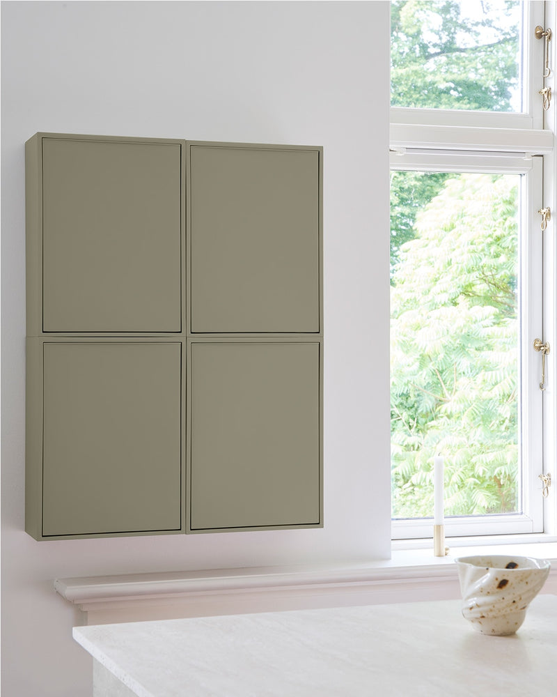 Recycling box - Oak Green