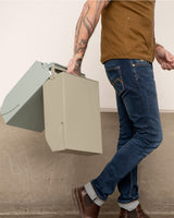Recycling box - Oak Green