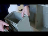 Recycling box - Silver Cloud Grey